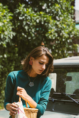 Colgante Orchid Juicy Porcelain La Biescona