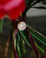 Personalized Bridal Bouquet Medals on one side
