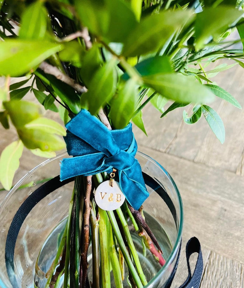 Medallas Ramo Novia Personalizada ambas caras