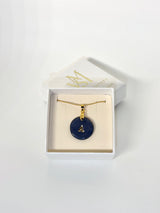 Medallas personalizadas una inicial con cadena