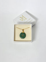 Medallas personalizadas una inicial con cadena