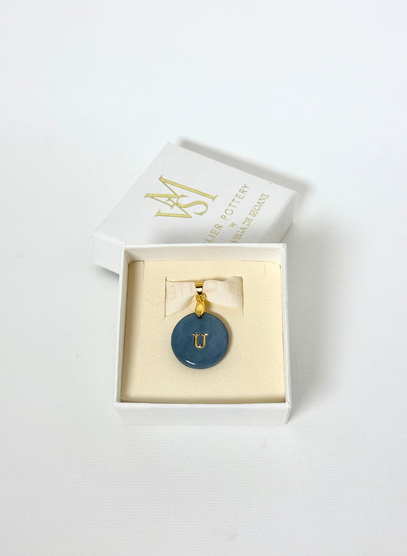 Medallas personalizadas una inicial sin cadena