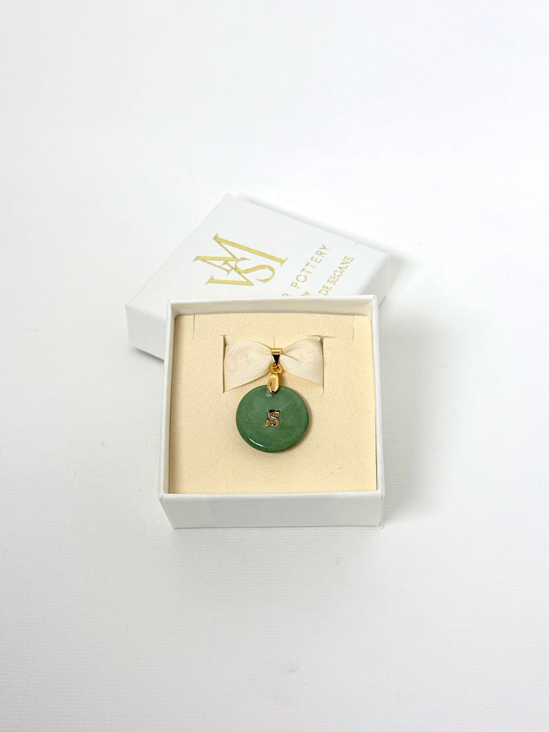 Medallas personalizadas una inicial sin cadena