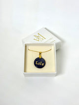 Medallas personalizadas varias iniciales con cadena