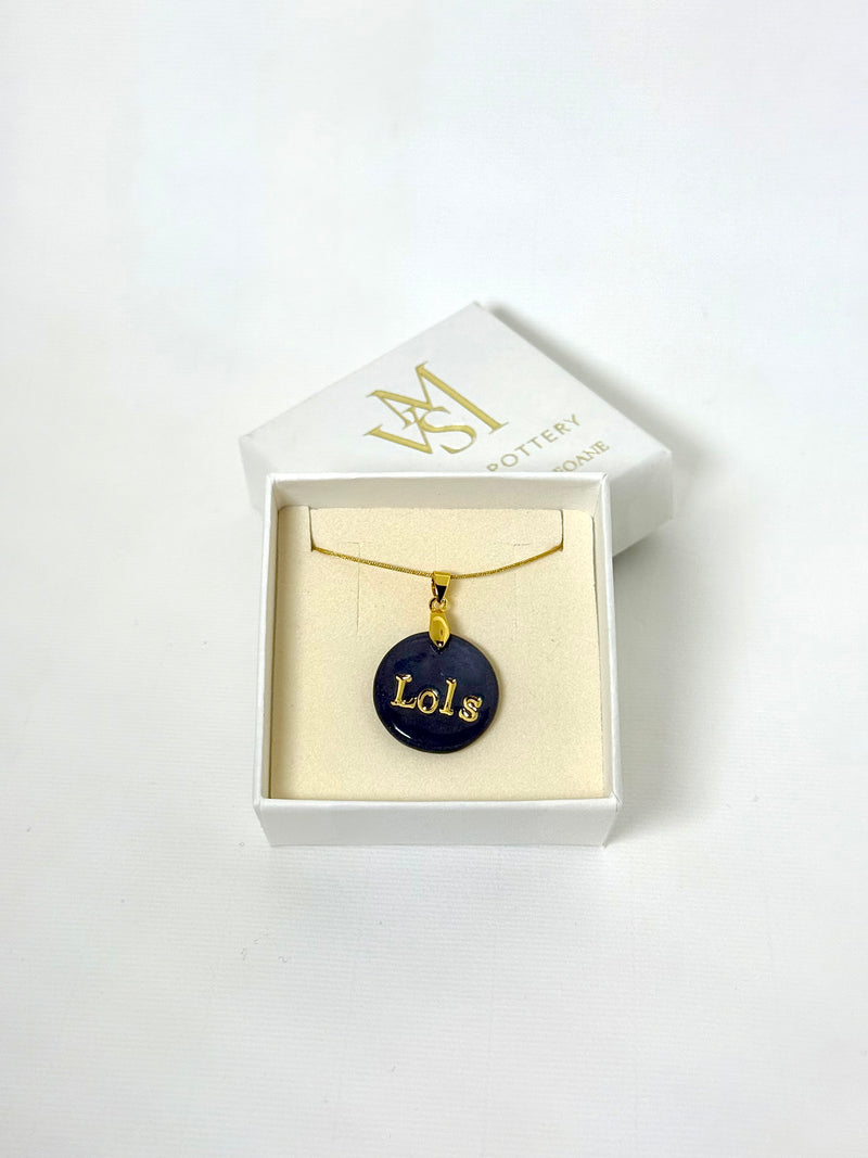 Medallas personalizadas varias iniciales con cadena