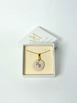 Medallas personalizadas varias iniciales con cadena