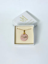 Medallas personalizadas varias iniciales con cadena