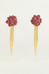 Pendientes Peonia Gold