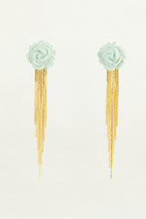 Pendientes Rosita Gold con flecos