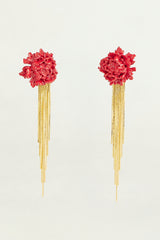Pendientes Peonia Gold