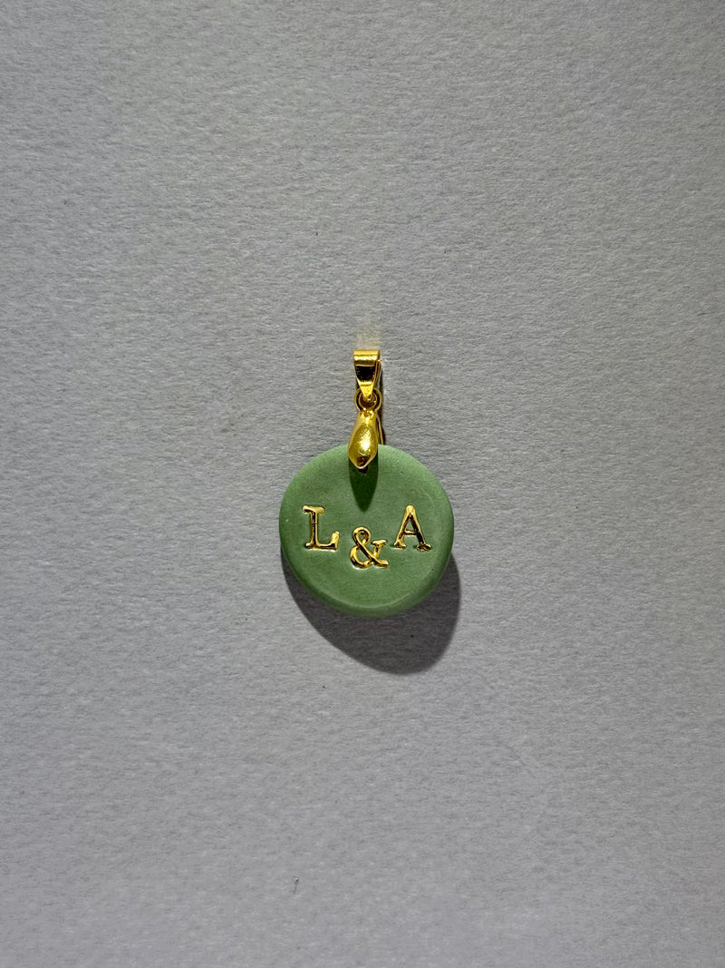 Various initial medals without chain