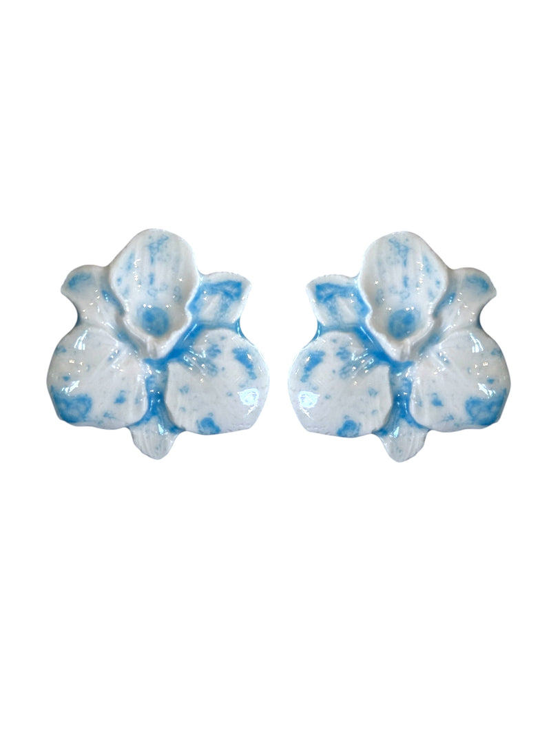 Mini Orchid Earrings