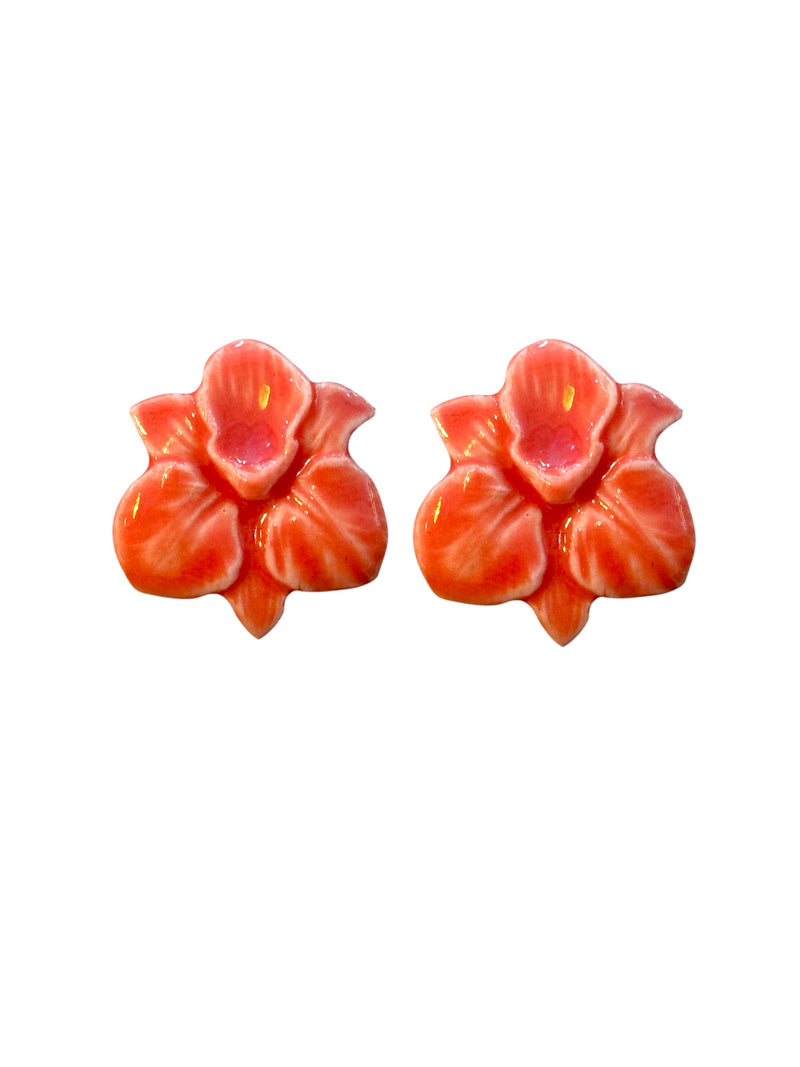 Mini Orchid Earrings