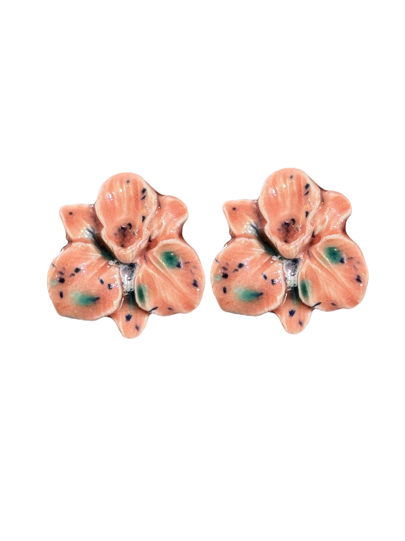 Mini Orchid Earrings