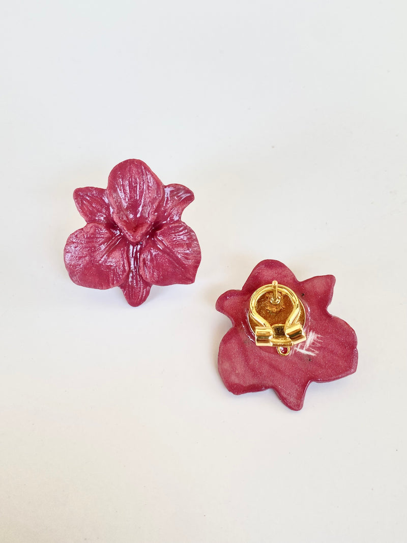 Pendientes Orchid mini