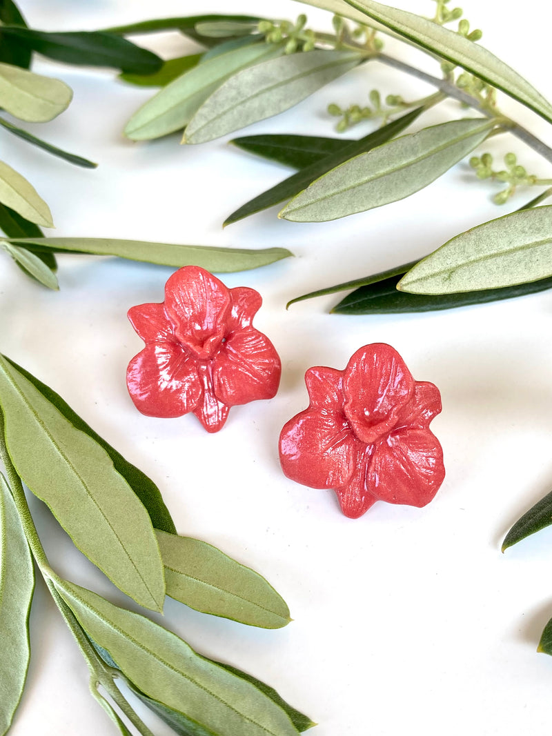 Pendientes Orchid mini