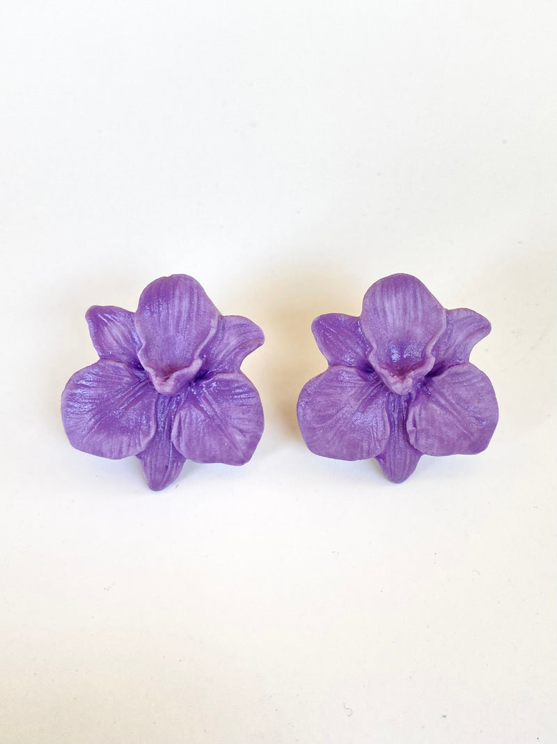 Pendientes Orchid mini