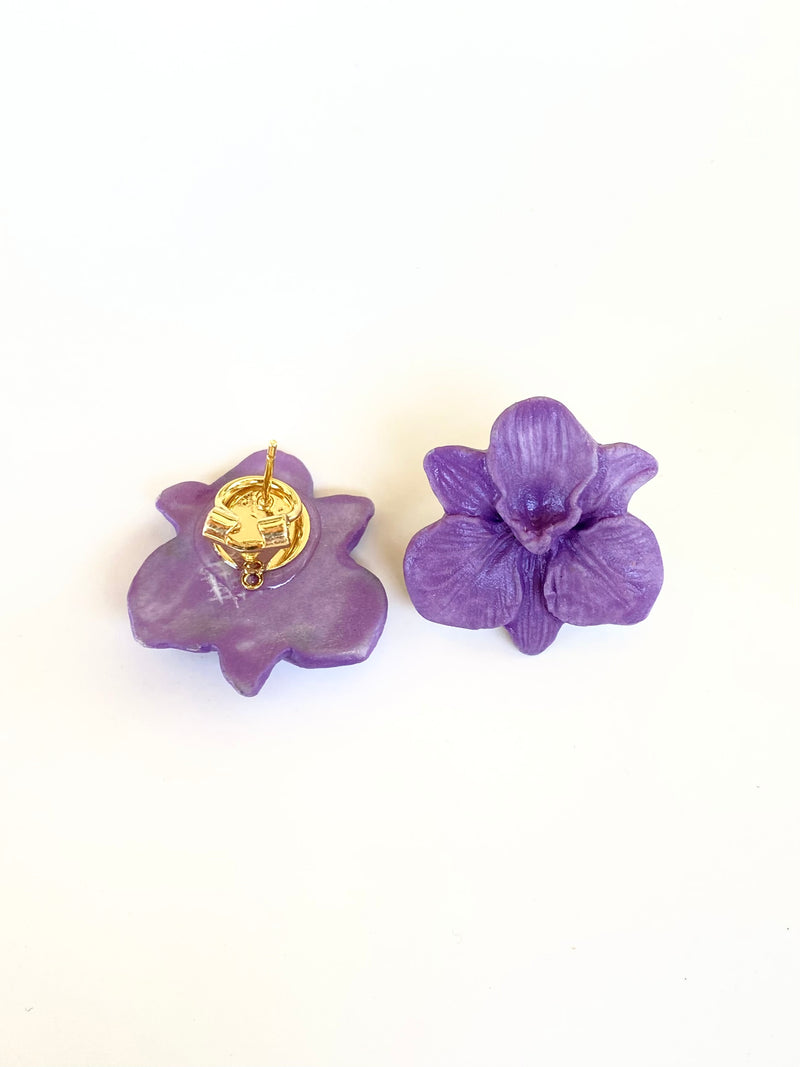 Pendientes Orchid mini