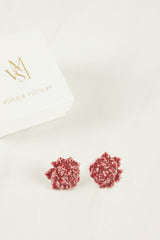 Pendientes Peonia Simple