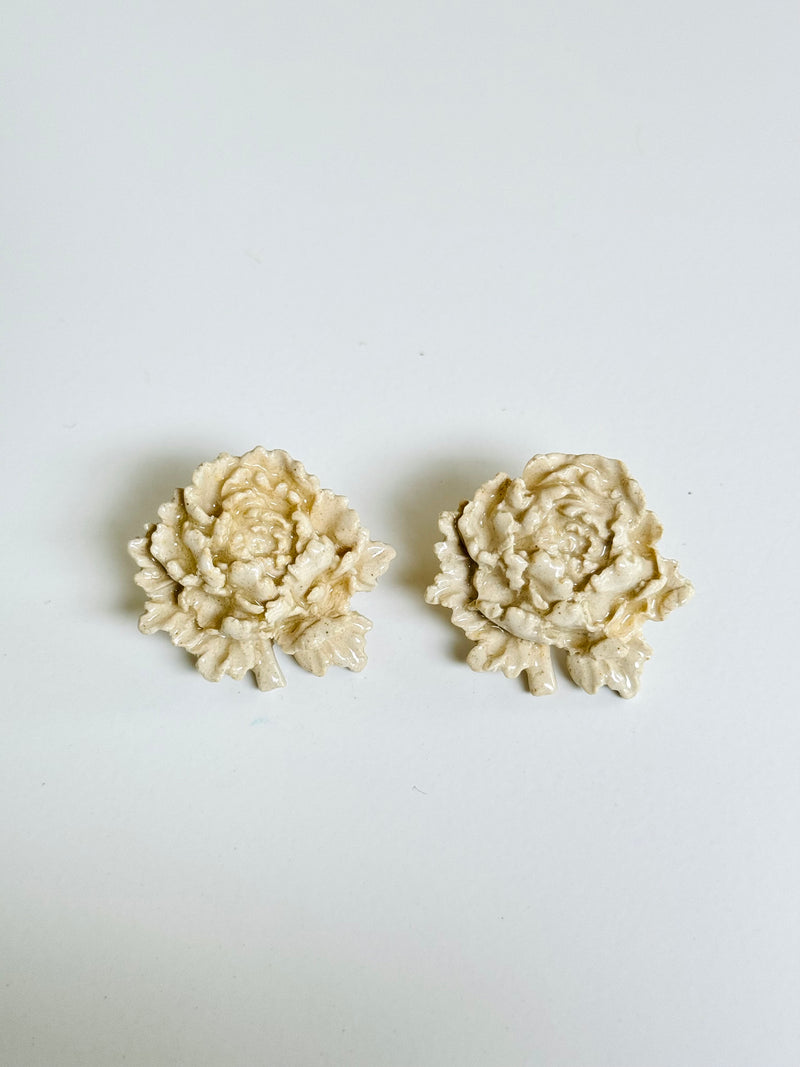 Pendientes Peonia Simple