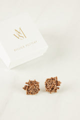 Pendientes Peonia Simple