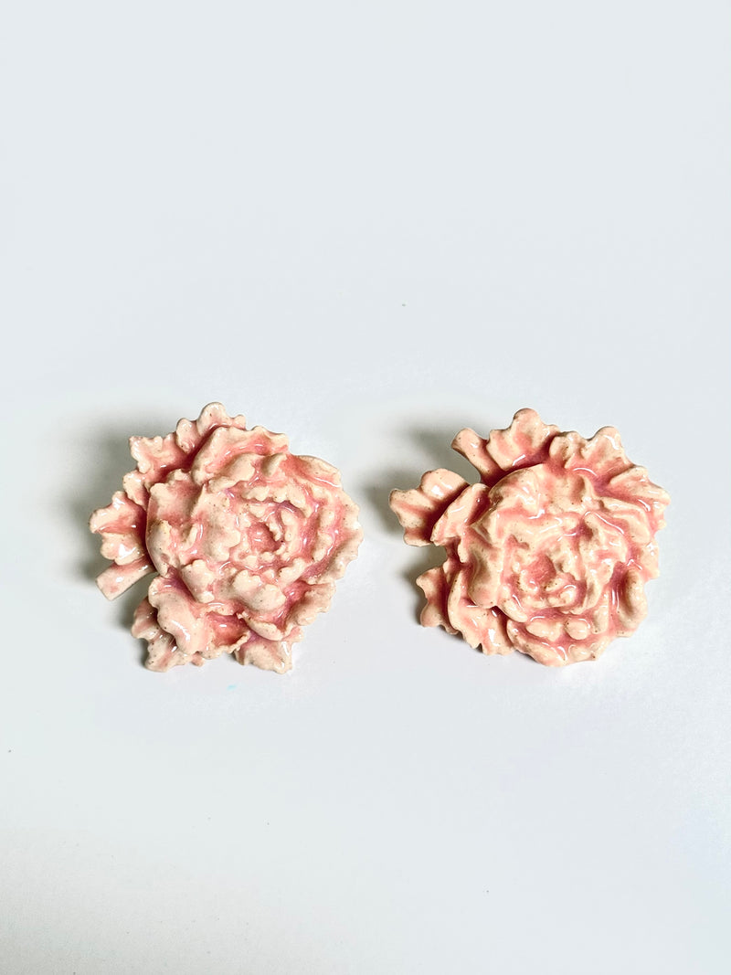 Pendientes Peonia Simple