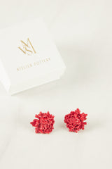 Pendientes Peonia Simple