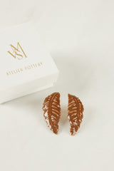 Pendientes Pluma