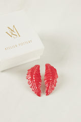 Pendientes Pluma