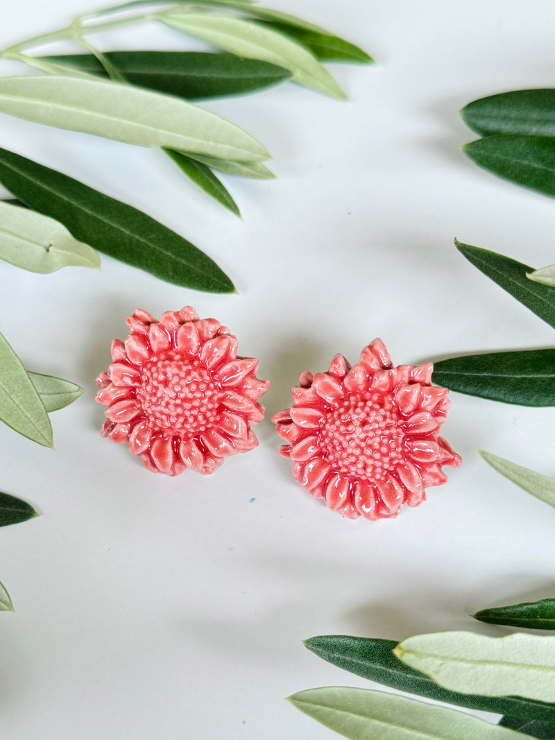 Pendientes Sunflower Simple