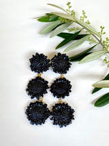 Pendientes Sunflower Triple