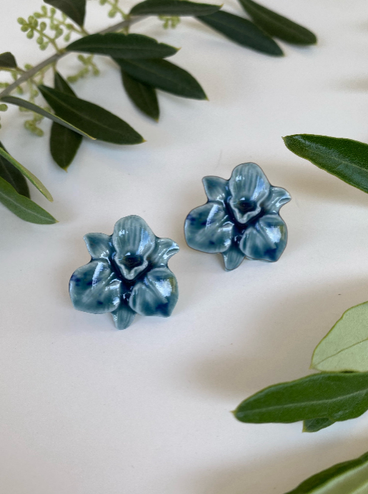 Pendientes Orchid mini La Biescona