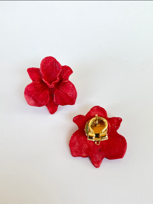 Pendientes Orchid mini La Biescona