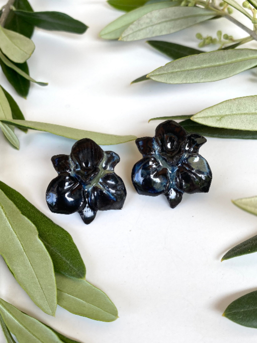 Pendientes Orchid mini La Biescona