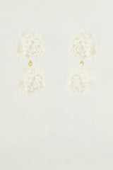 Pendientes Peonia Doble