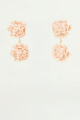 Pendientes Peonia Doble