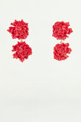 Pendientes Peonia Doble