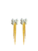 Pendientes Preppy Gold Ribbon Labiescona