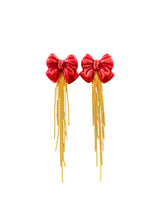 Pendientes Preppy Gold Ribbon Labiescona