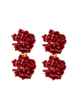 Pendientes Peonia Doble