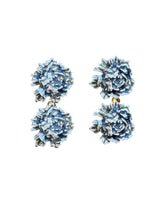 Pendientes Peonia Doble