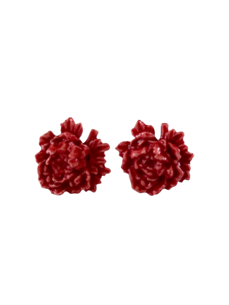 Pendientes Peonia Simple