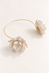 Diadema Rosa de Jardín for Redondo Brand - Blanca