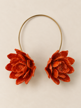 Diadema Rosa de Jardín for Redondo Brand - Naranja