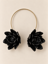Diadema Rosa de Jardín for Redondo Brand - Negra