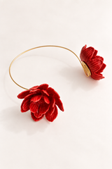 Diadema Rosa de Jardín for Redondo Brand - Roja