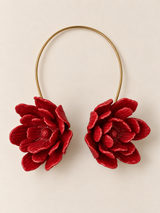 Diadema Rosa de Jardín for Redondo Brand - Roja