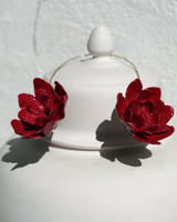 Diadema Rosa de Jardín for Redondo Brand - Roja