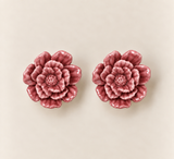 Pendientes Rosa de Jardín for Redondo Brand M - Rosa