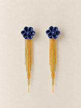 Pendientes Rosa de Jardín for Redondo Brand S - Azul